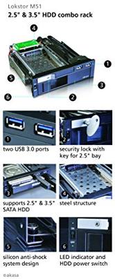 Akasa AK-IEN-01 drive bay panel