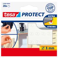 Anti-slip en geluiddempers tesa® Protect rond Ø8mm transparant 28 stuks - thumbnail