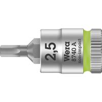 Wera 8740 A 05003331001 Inbus Dopsleutel-bitinzet 2.5 mm 1/4 2.5 mm 1/4 (6,3 mm) - thumbnail