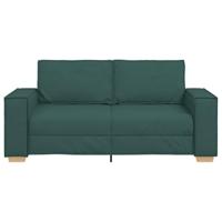 2-zitsbank Donkergroen 140 cm Stof - thumbnail
