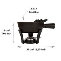 Boska Fondueset Nero - 8 personen - zwart - 2.2 liter - thumbnail