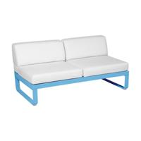 Fermob Bellevie 2-zitsmodule loungebank Maya Blue - Off-White - thumbnail