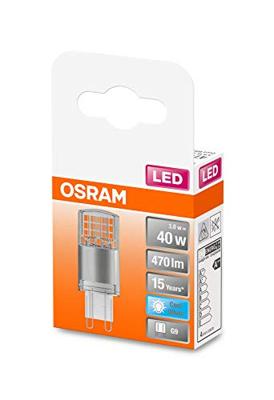 OSRAM HOMELIGHTING 4058075432420 LED-lamp Energielabel E (A - G) G9 Ballon 4.2 W = 40 W Koudwit (Ø x l) 18 mm x 49 mm 1 stuk(s)