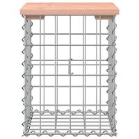 Tuinbank schanskorfontwerp 33x31x42 cm massief douglashout - thumbnail