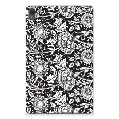Lenovo Tab P11 | P11 Plus | Siliconen hoesje | Black Flowers
