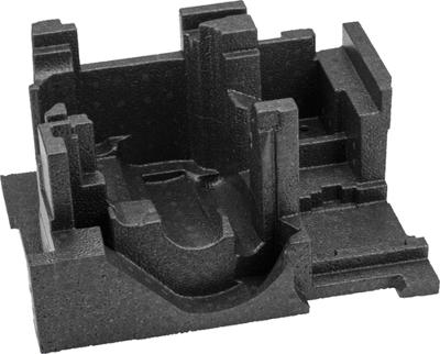 Bosch Professional Bosch - Tascheneinsatz für Werkzeuge/Zubehör - Expandiertes Polypropylen (EPP) 1600A0089T Inlegstuk