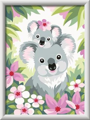 Ravensburger creart schilderen op nummer - koala schatjes