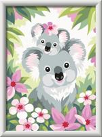 Ravensburger CreArt Schilderen op Nummer Koala's - thumbnail