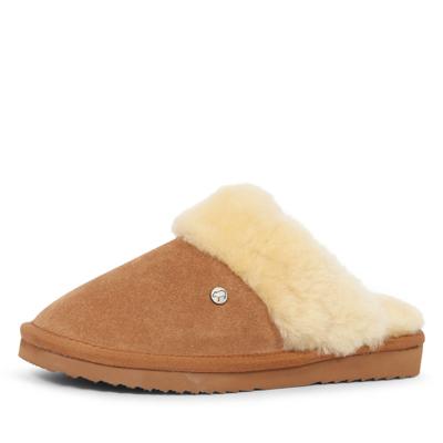 Warmbat Pantoffels Flurry FLS321025 Cognac Bruin-40 maat 40