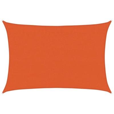 VidaXL Zonnezeil 160 g/m² 4x6 m hdpe oranje VidaXL Zonnezeil 160 g/m² 4x6 m hdpe oranje