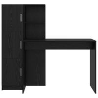 Bureau 2 pcs Zwart Eiken - thumbnail