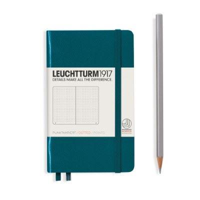 Leuchtturm Pacific Green, Pocket (A6), 187 p., dotted