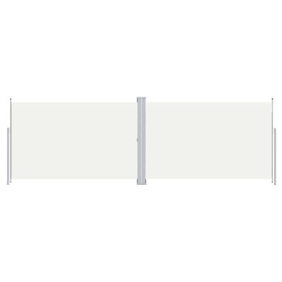 VidaXL Windscherm uittrekbaar 220x600 cm crèmekleurig