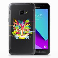 Samsung Galaxy Xcover 4 | Xcover 4s Telefoonhoesje met Naam Cat Color - thumbnail