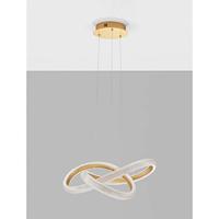 Lyora HanglampMedora krul goud 52,5cm - 9748155 - thumbnail