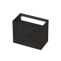 INK - Onderkast 2L A-sym Decor Tbv Grepen - 800x450x650 Mm - Houtskool Eiken - thumbnail