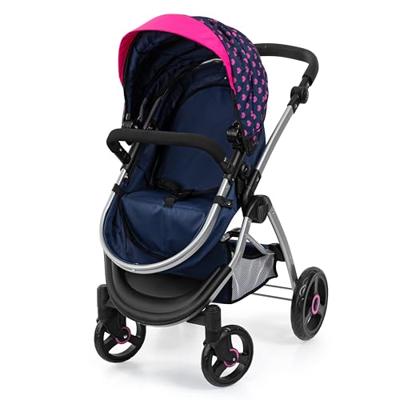 Bayer Design Poppenwagen City Max met tas (Blauw)
