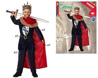 Kostuums voor Kinderen Middeleeuwse Koning Maat 7-9 Jaar - thumbnail