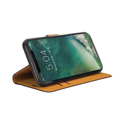 Xqisit Apple iPhone 11 hoes klaphoes zwart