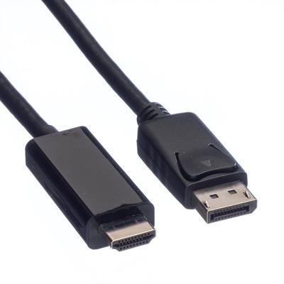 VALUE DisplayPort Kabel DP - UHDTV, M/M, zwart, 3 m