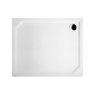 Douchebak Gegoten Marmer Sapho Sara 90x75x3.5 cm Rechthoek Wit Douchebak Gegoten Marmer Sapho Sara 90x75x3.5 cm Rechthoek Wit