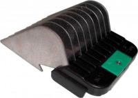 Opzetkam snap on metaal, groen 22mm - thumbnail