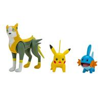 Pokemon Battle Figure Pack - Boltund, Mudkip, Pikachu - thumbnail