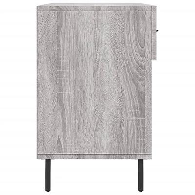 Schoenenbank 102x35x55 cm bewerkt hout grijs sonoma eikenkleur
