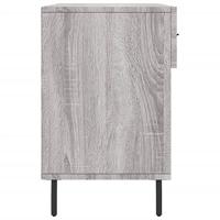 Schoenenbank 102x35x55 cm bewerkt hout grijs sonoma eikenkleur - thumbnail