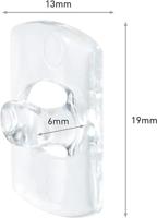 Command decohaak, extra small, draagvermogen 225 gram, transparant, blister van 20 stuks - thumbnail