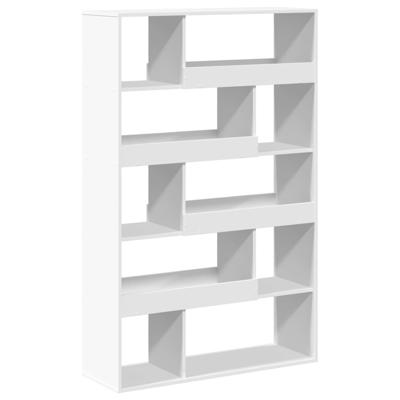 Kamerscherm 100x33x156,5 cm bewerkt hout wit