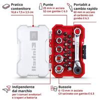 Einhell 118683 Dopsleutel-bitinzetset 1/4 (6.3 mm) 21-delig - thumbnail