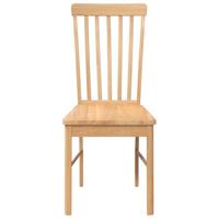 Eetkamerstoelen met kussens 2 st massief hout rubber - thumbnail