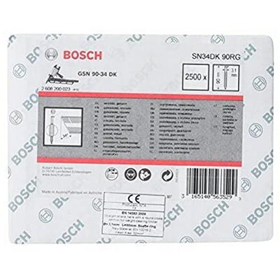 Bosch Accessories 2608200023 Stripnagels SN34DK Afmeting, lengte 90 mm 2500 stuk(s)