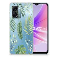 OPPO A77 | A57 5G | TPU Case | Leaves - thumbnail