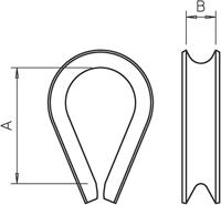 OBO Bettermann 5301033 Kabelkous Metaal 1 stuk(s) - thumbnail