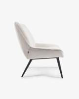 Kave Home Marlina fauteuil fleece Wit - thumbnail
