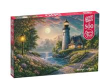 Moonlight Lighthouse Puzzel 500 Stukjes - thumbnail