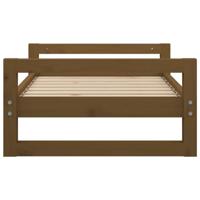 VidaXL Hondenmand 75,5x55,5x28 cm massief grenenhout honingbruin - thumbnail