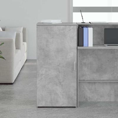 Opbergkast 50x45x103,5 cm bewerkt hout betongrijs