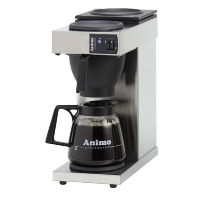 Animo koffiezetapparaat - Excelso - 1.8 l - warmhoudplaat - zwart - RVS