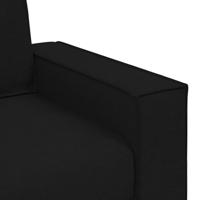 2-zitsbank Zwart 160x78x84 cm Stof - thumbnail