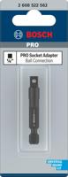 Bosch Accessoires pro socket adapter met kogelaansluiting | 1/4" | 50 mm - 2608522562 - thumbnail