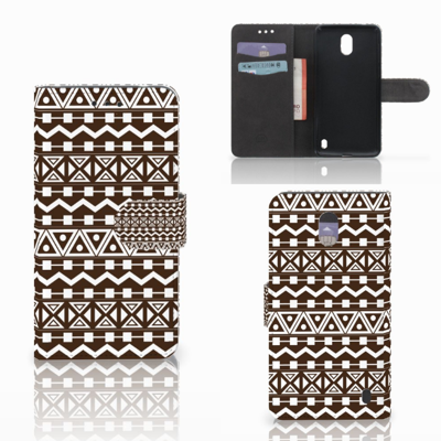 Nokia 2 Telefoon Hoesje Aztec Brown Nokia 2 Telefoon Hoesje Aztec Brown