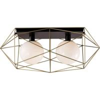 ECO-Light I-ABRAXAS-PL2 ORO ABRAXAS Plafondlamp E27 120 W Goud, Zwart - thumbnail