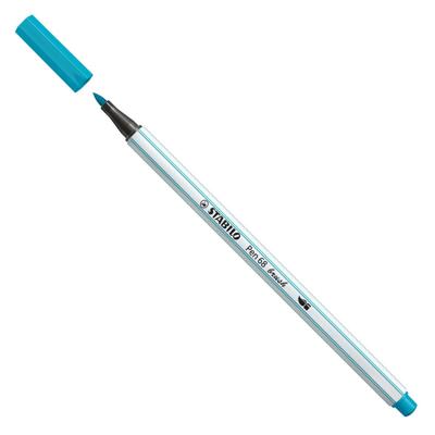 Stabilo pen 68 brush - viltstift - lichtblauw (31) Stabilo pen 68 brush - viltstift - lichtblauw (31)