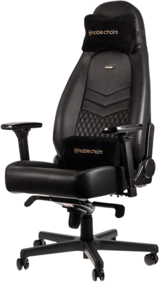 Noblechairs Icon Real Leather Black