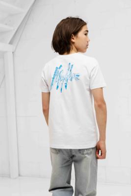 Malelions 3D Wave T-Shirt Kids Wit - Maat 128 - Kleur: Wit | Soccerfanshop Malelions 3D Wave T-Shirt Kids Wit - Maat 128 - Kleur: Wit | Soccerfanshop