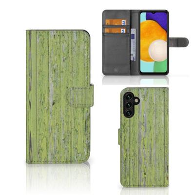 Samsung Galaxy A04s | Samsung Galaxy A13 5G | Book Style Case | Green Wood