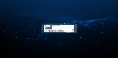 Kingston Enterprise 960 GB NVMe/PCIe M.2 SSD 2280 harde schijf M.2 NVMe PCIe 4.0 x4 SEDC2000BM8/960G
